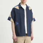 A.P.C. Men's Patchwork Shirt Jacket in Indigo