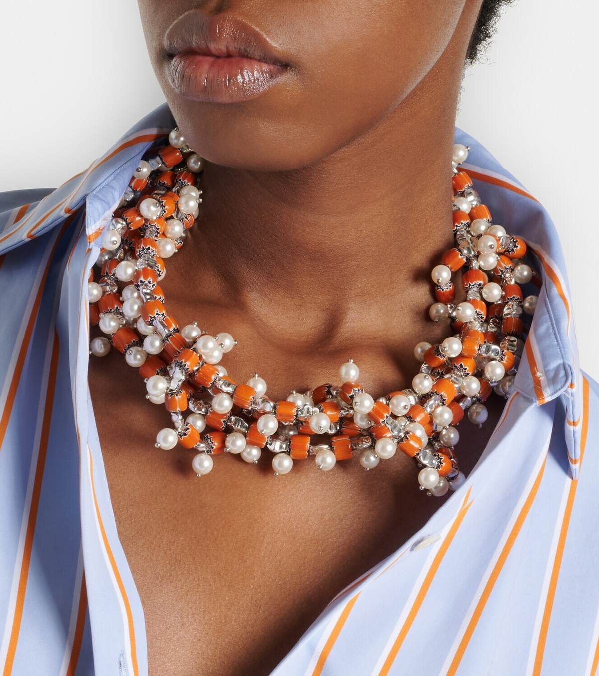 Dries Van Noten Embellished beaded necklace