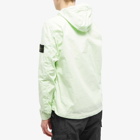 Stone Island Men's Supima Cotton Twill Stretch Hooded Jacket in Light Green