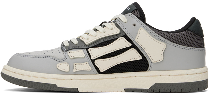 24AW new/AMIRI クラシックロートップスニーカー Sneakers Gray AMIRI Gray & White Suede Classic Low Sneakers Amiri