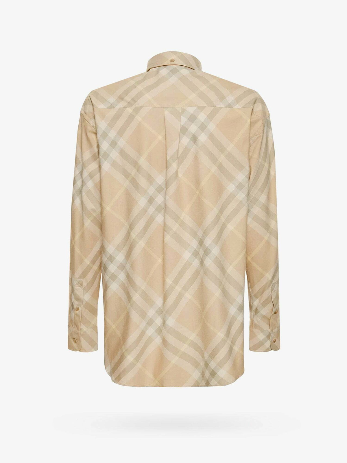 Burberry Shirt Beige Mens Burberry