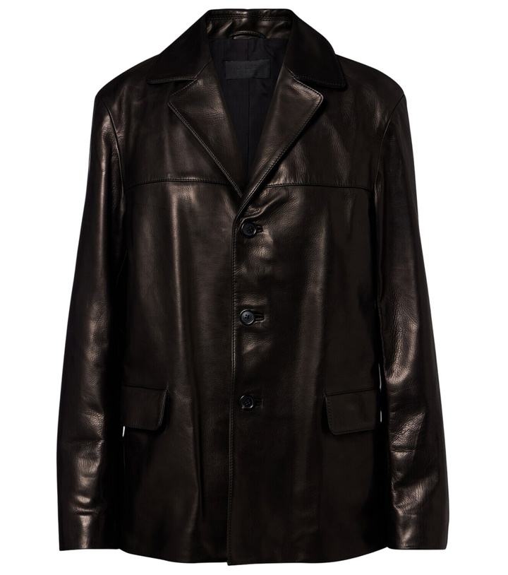 Photo: Nili Lotan Tristan leather jacket