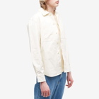 Maison Kitsuné Men's Snaps Shirt Jacket in Milky White