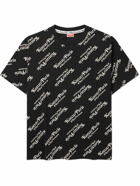 KENZO - VERDY Oversized Logo-Print Cotton-Jersey T-Shirt - Black