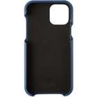 Tom Ford Navy Grained Leather iPhone 11 Pro Case