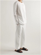 Ermenegildo Zegna - Cotton and Silk-Blend Shirt - White
