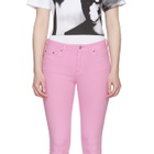 Acne Studios Bla Konst Pink Climb Jeans