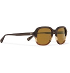 Moscot - Megillah Square-Frame Gradient Acetate Sunglasses - Brown