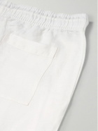 Onia - Air Straight-Leg Linen and Lyocell-Blend Drawstring Trousers - White