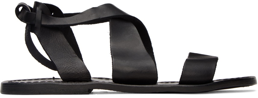 Photo: Officine Générale Black Positano Sandals