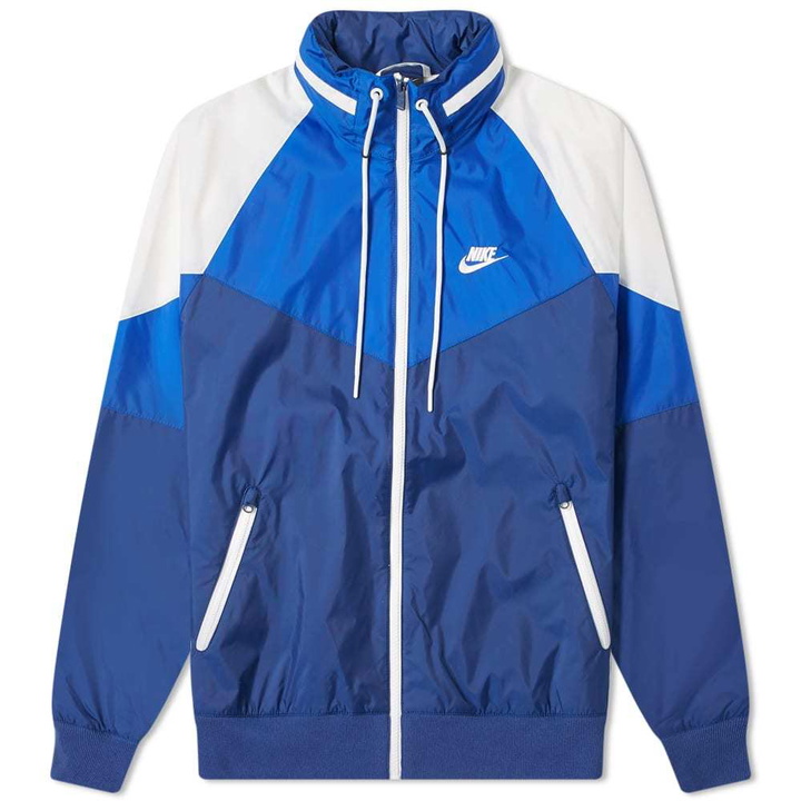 Photo: Nike Heritage Windrunner Jacket Blue, Indigo & White