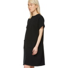 Chimala Black French Terry Dress
