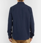 YMC - Cotton and Linen-Blend Overshirt - Men - Navy