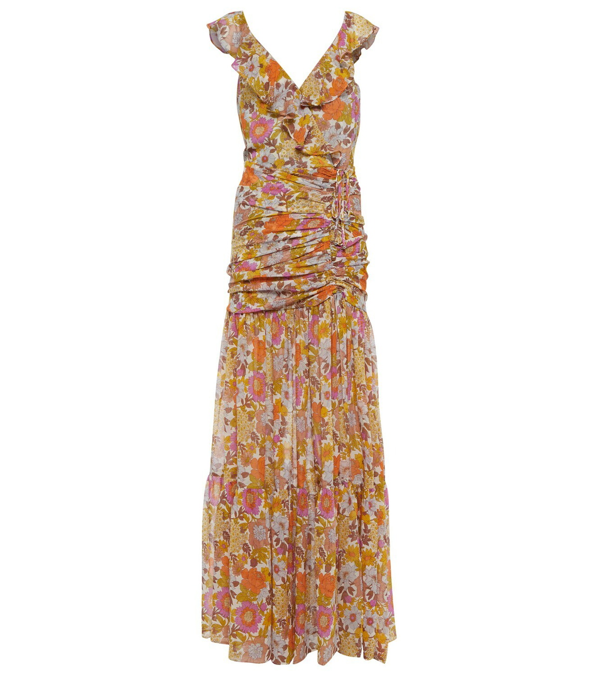 Veronica Beard Alannah floral silk maxi dress Veronica Beard