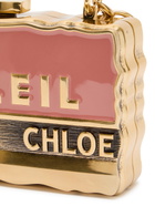 Chloe Soleil Minaudière Postcard Brass Clutch - Gold - One Size