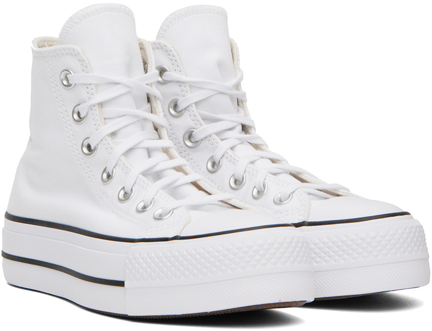 Converse White Chuck Taylor All Star Lift Hi Sneakers
