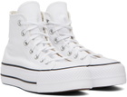 Converse White Chuck Taylor All Star Lift Hi Sneakers