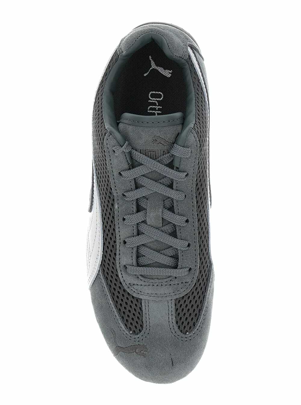 Puma speedcat Grey Low Top Sneakers With Logo Patch On The