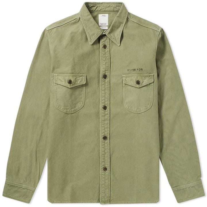 Photo: Visvim USM Numbering Shirt Green