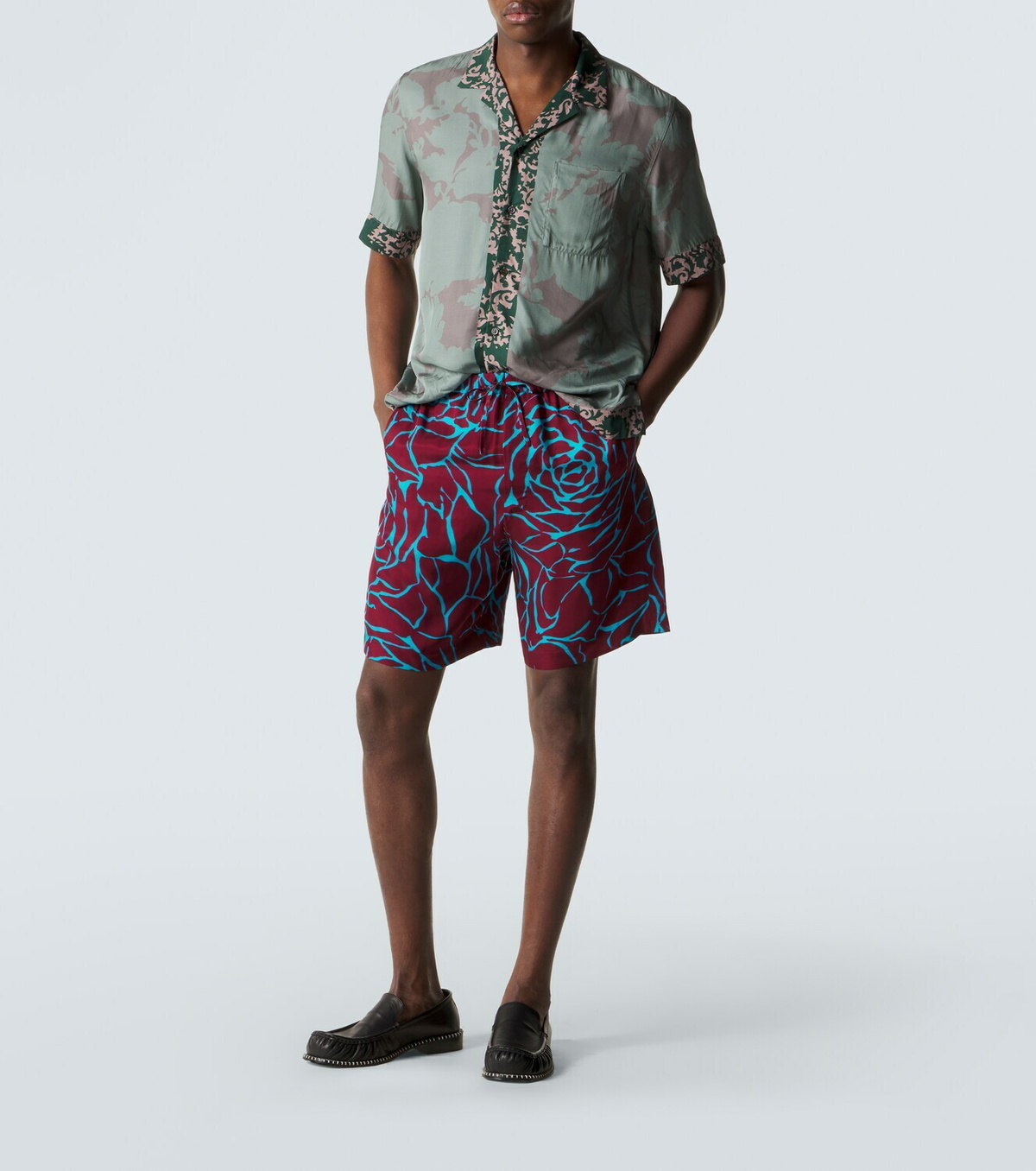 Dries Van Noten Floral shorts