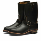 Red Wing Men's Engineer Boot in Black Klondike