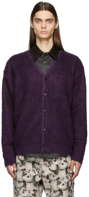 Photo: Needles Purple Solid Cardigan