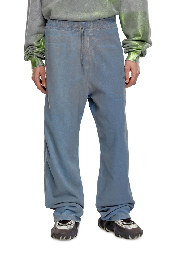 Photo: Diesel Relaxed D-Martyans Track Denim - Jeans - Unisex - Blue