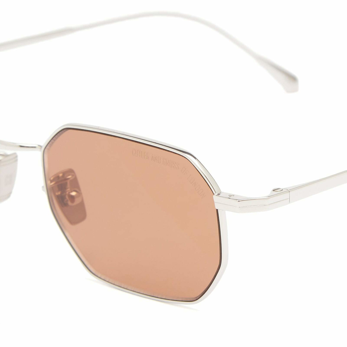 Cutler and Gross 0005 Sunglasses in Rhodium 