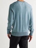 Rag & Bone - Lance Garment-Dyed Cotton Sweater - Blue