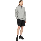 Nike Grey Fleece Sportswear 1/4 Zip Sweatshirt
