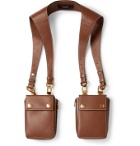 AMIRI - Leather Harness Bags - Brown