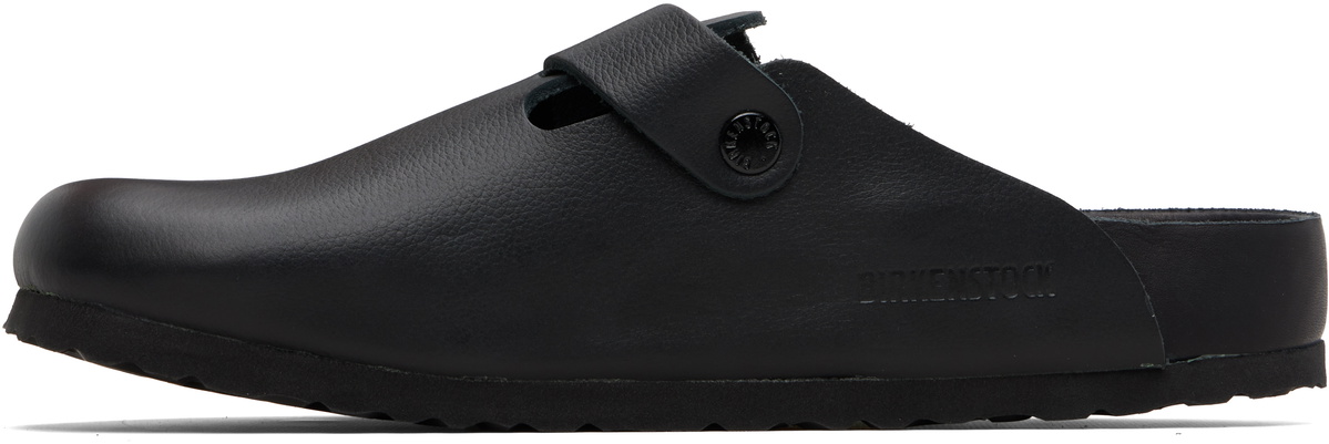 Birkenstock Black Regular Boston Slip-on Loafers
