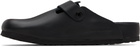 Birkenstock Black Regular Boston Slip-on Loafers