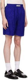 LGN Louis Gabriel Nouchi Blue Drops Shorts