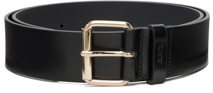 Photo: A.P.C. Black 'La Ceinture' Large Belt