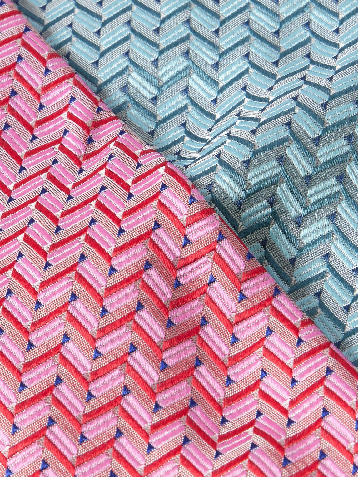 Missoni - Set of Two 7cm Embroidered Silk-Jacquard Ties