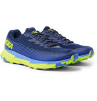 Hoka One One - Torrent 2 Rubber-Trimmed Mesh Trail Running Shoes - Blue