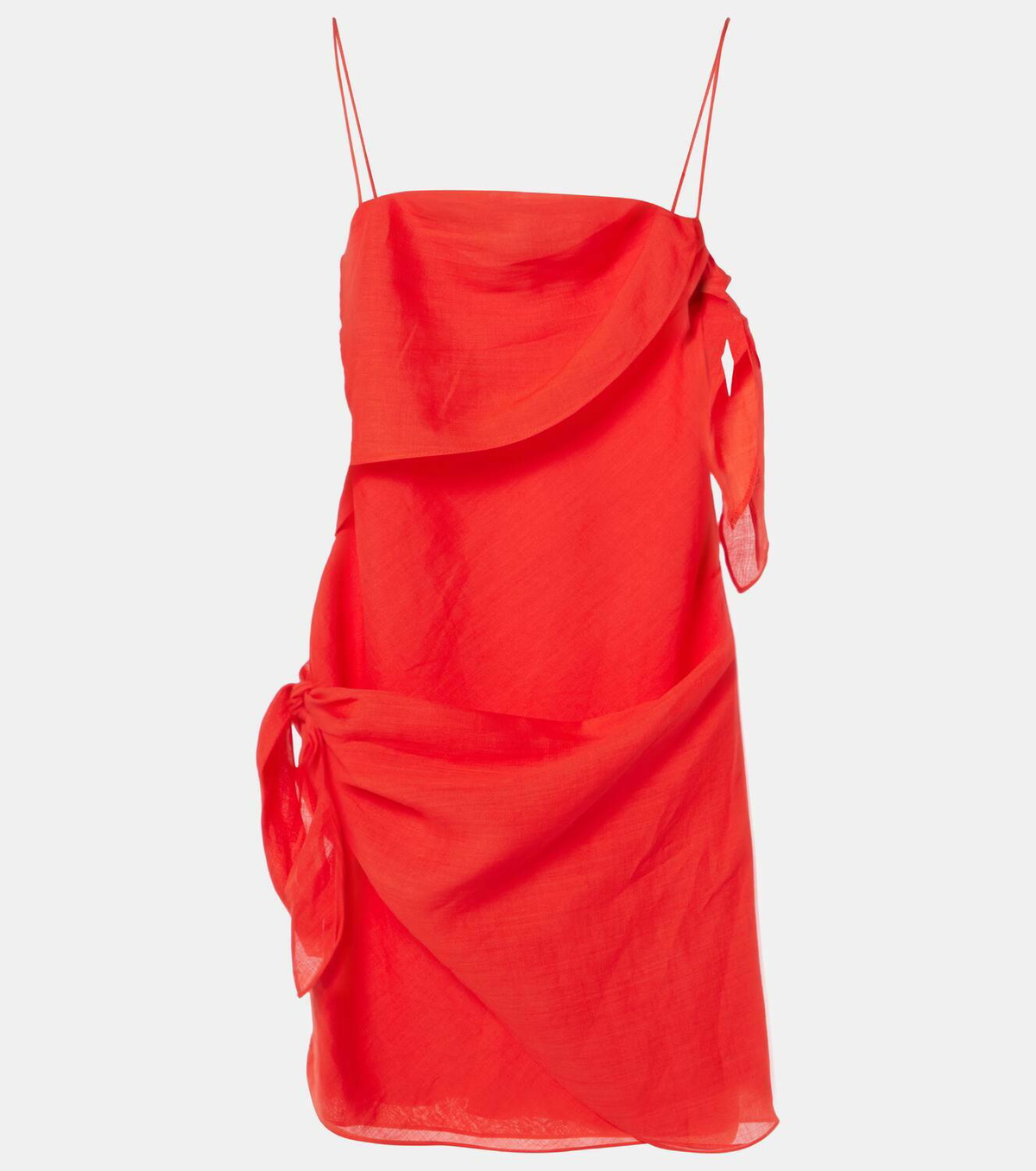 knee length dresses for ladies Rent SIR The Label Rosalia Red Mini Dress