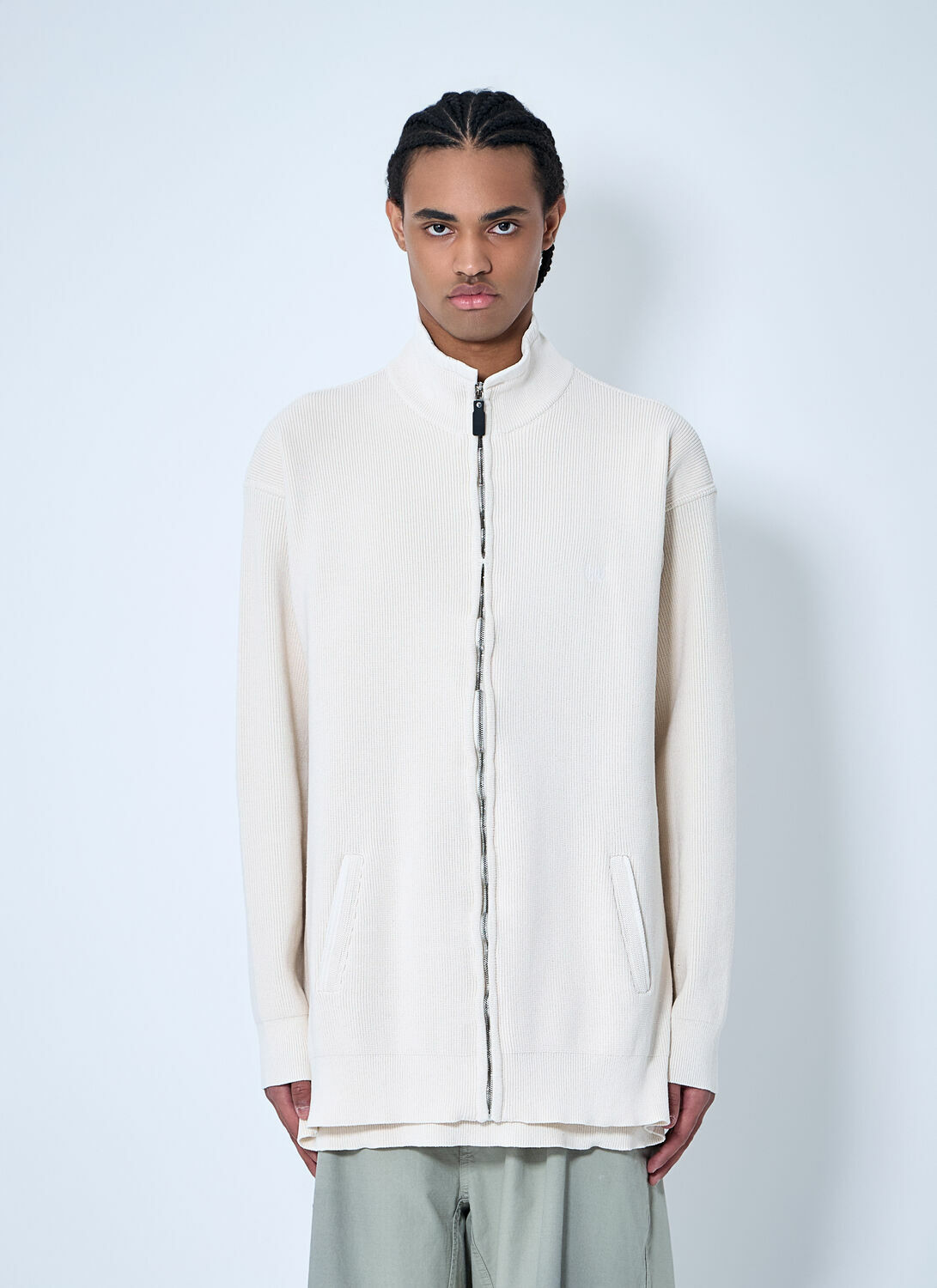 Balenciaga Interwined Zip-Up Sweater