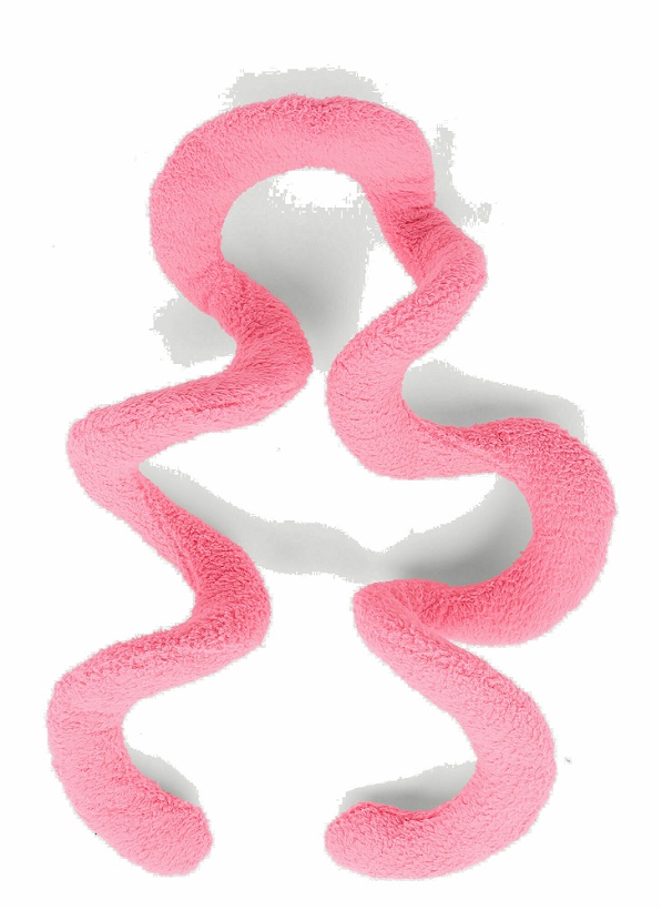 Photo: Balenciaga - Wire Faux Fur Twisted Scarf in Pink