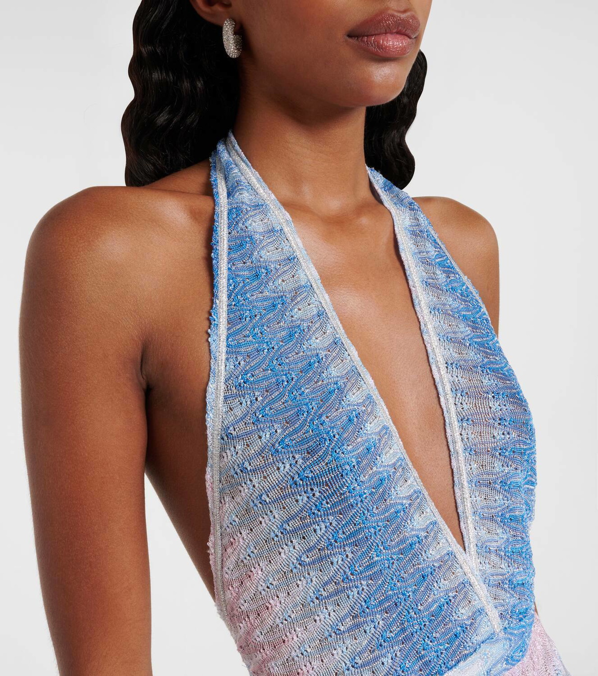 Missoni Zigzag ombré lamé romper
