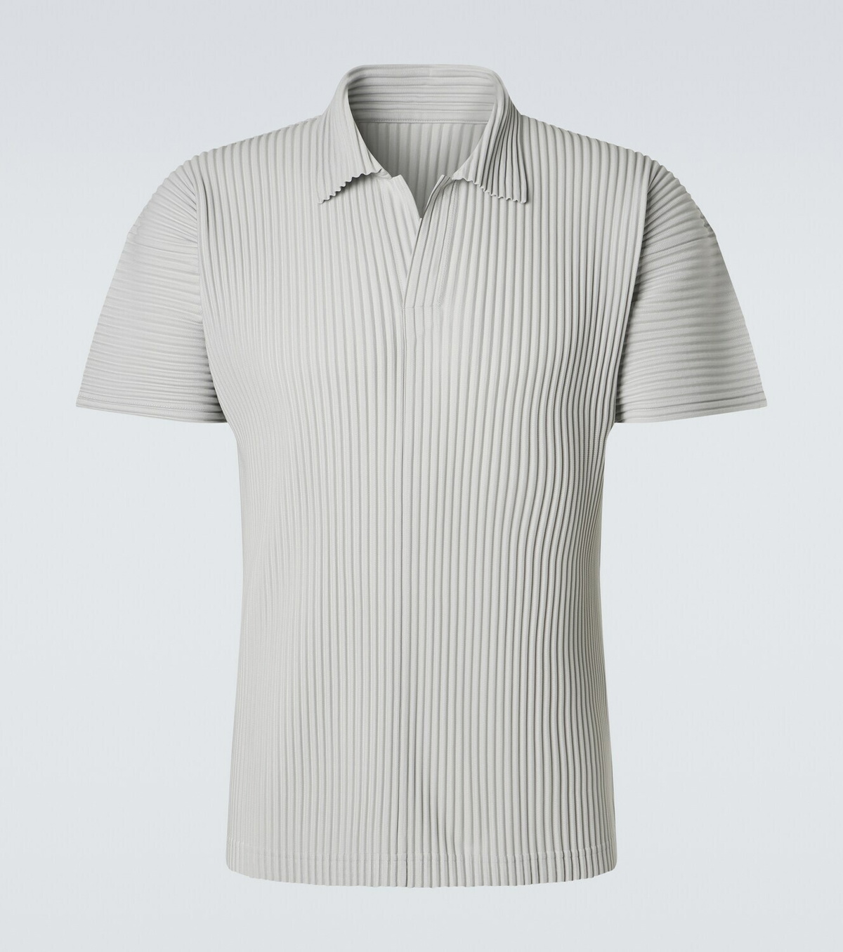 Homme Plissé Issey Miyake Basics pleated polo shirt