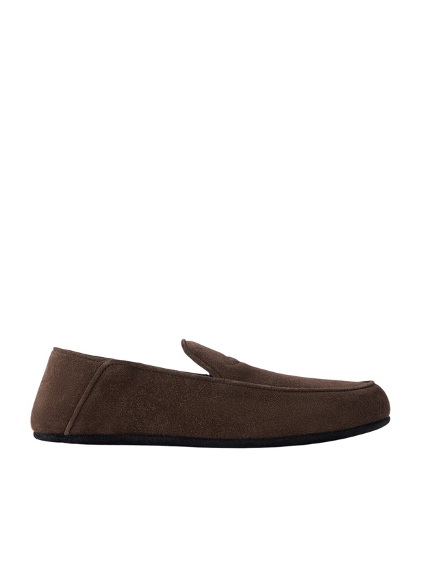 Photo: George Cleverley - Mayfair Collapsible-Heel Suede Loafers - Brown