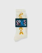 By Parra Hole Logo Crew Socks White - Mens - Socks