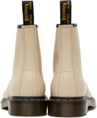 Dr. Martens Beige 1460 Lace-Up Boots