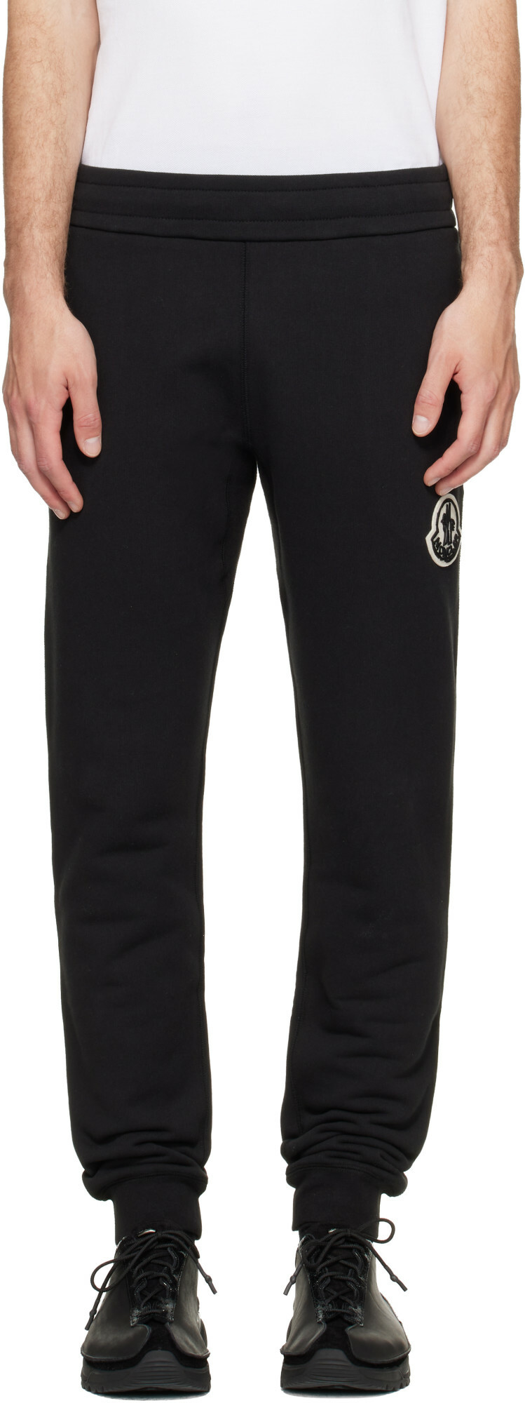 Moncler Black Drawstring Sweatpants
