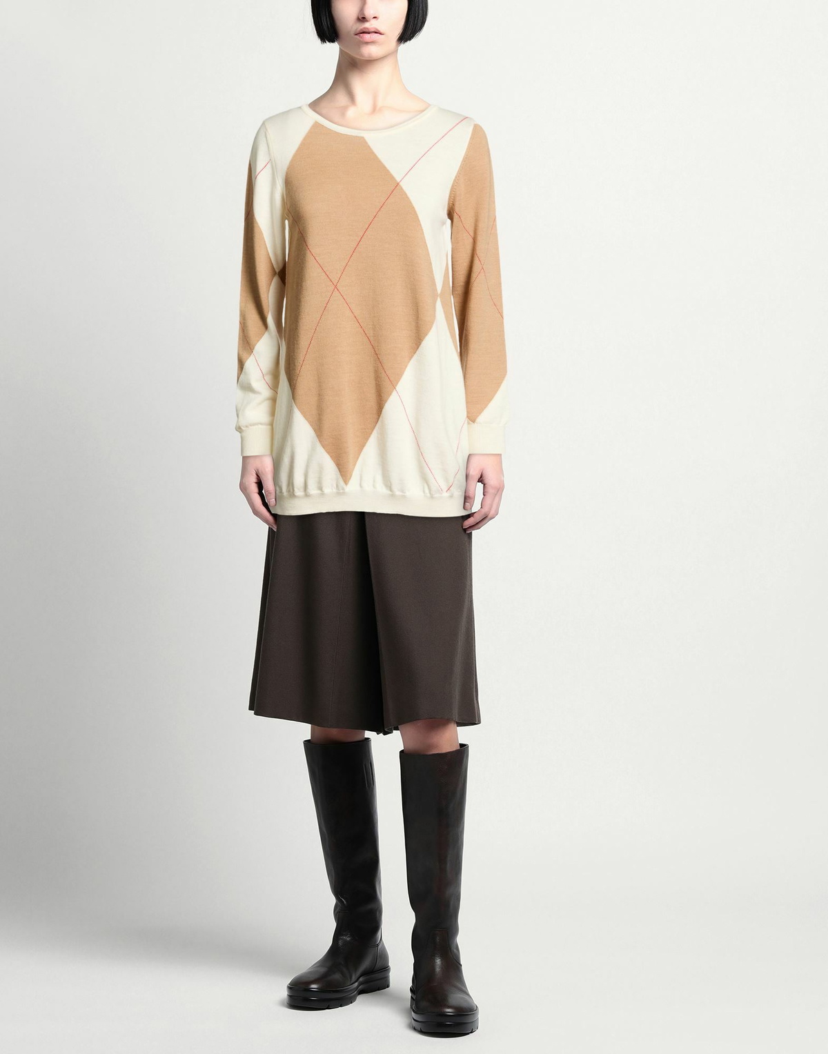 Poster Womens Sweater in Beige