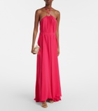 Joseph Zuzi halterneck crêpe maxi dress
