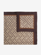 Gucci Neutral GG Horsebit Print Silk Scarf