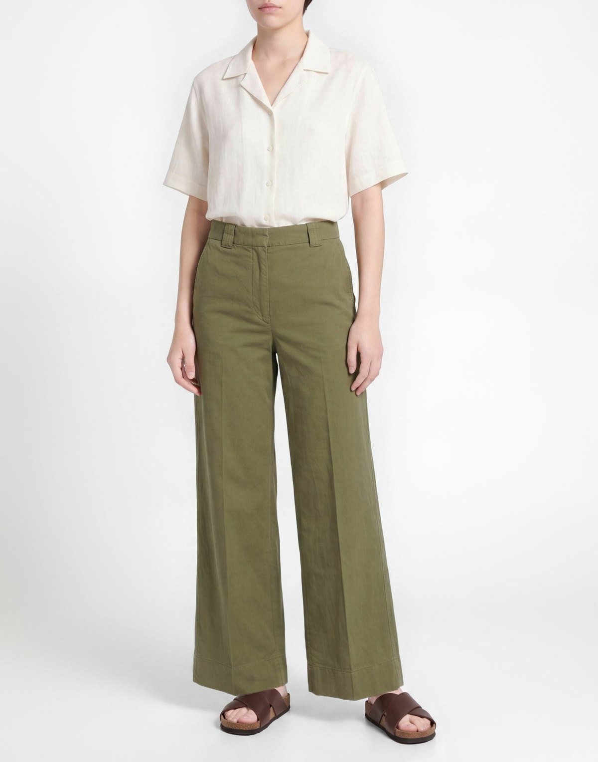 Slowear Womens Pants Military in Green